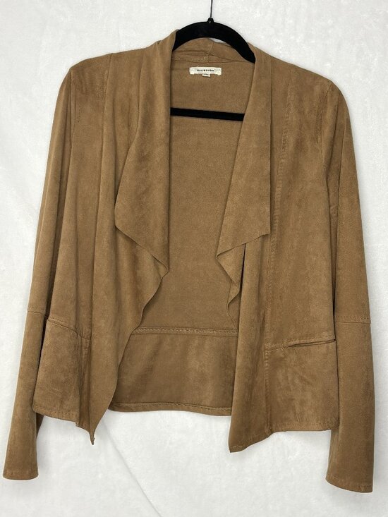 Max Studio Sweaters - Max Studio Faux Suede Cardigan - Size S